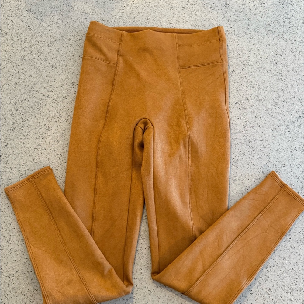 SPANX Brown High-Waisted Leggings